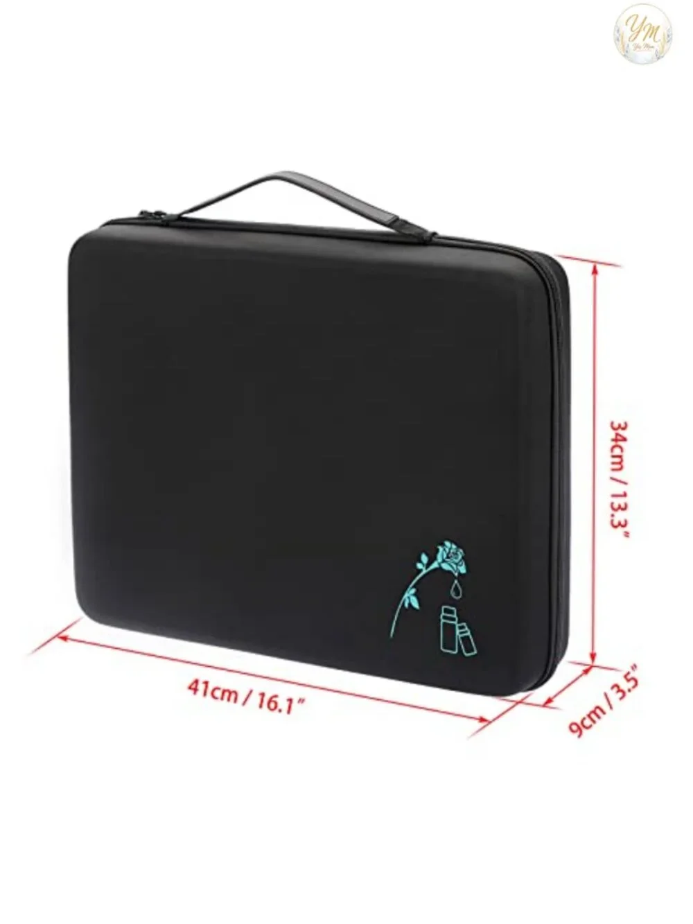 EVA Essential Oil Storage Carrying Case with Foam Insert, Holds 120 Bottles